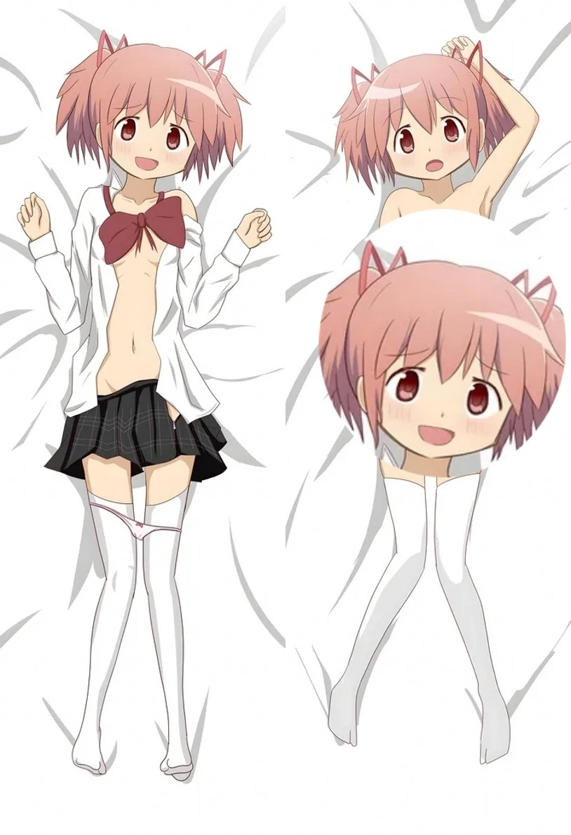 Kaname Madoka Anime Cosplay Dakimakura poszewka na poduszkę obejmująca Body rekwizyt