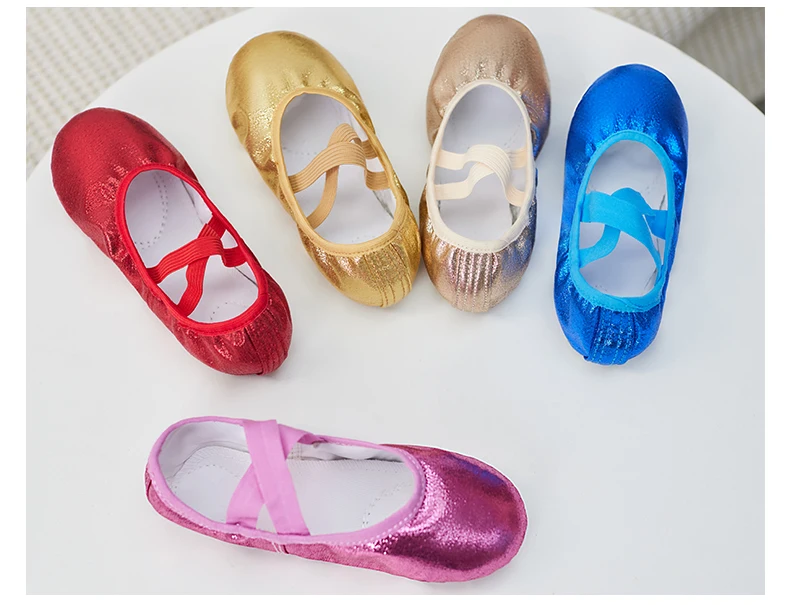 Tanzschuhe Weibliche Multi-Color Weiche Sohle Chinesischen Tanz Kinder Praxis Tanz Spezielle Baby Ballett Schuhe – Detail 5