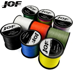 JOF X8 Upgrade Braid Fishing Lines Super Strong 8 fili multifilamento PE Line 300M 500M 1000M Japan 18LB-78LB Pesca Metal JIG