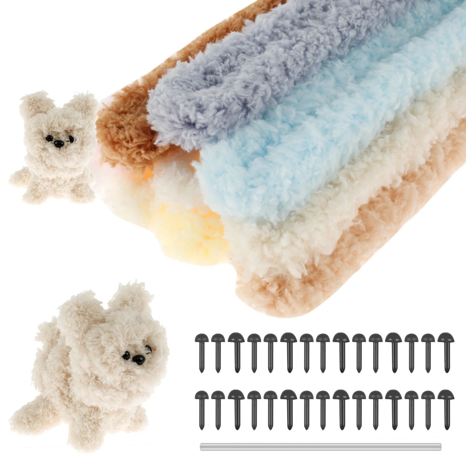 10PCS Pipe Cleaners Thick Fur Chenille Stems Pipe Cleaners Craft Supplies Kids Creative DIY Arts and Crafts Flexible Pipe