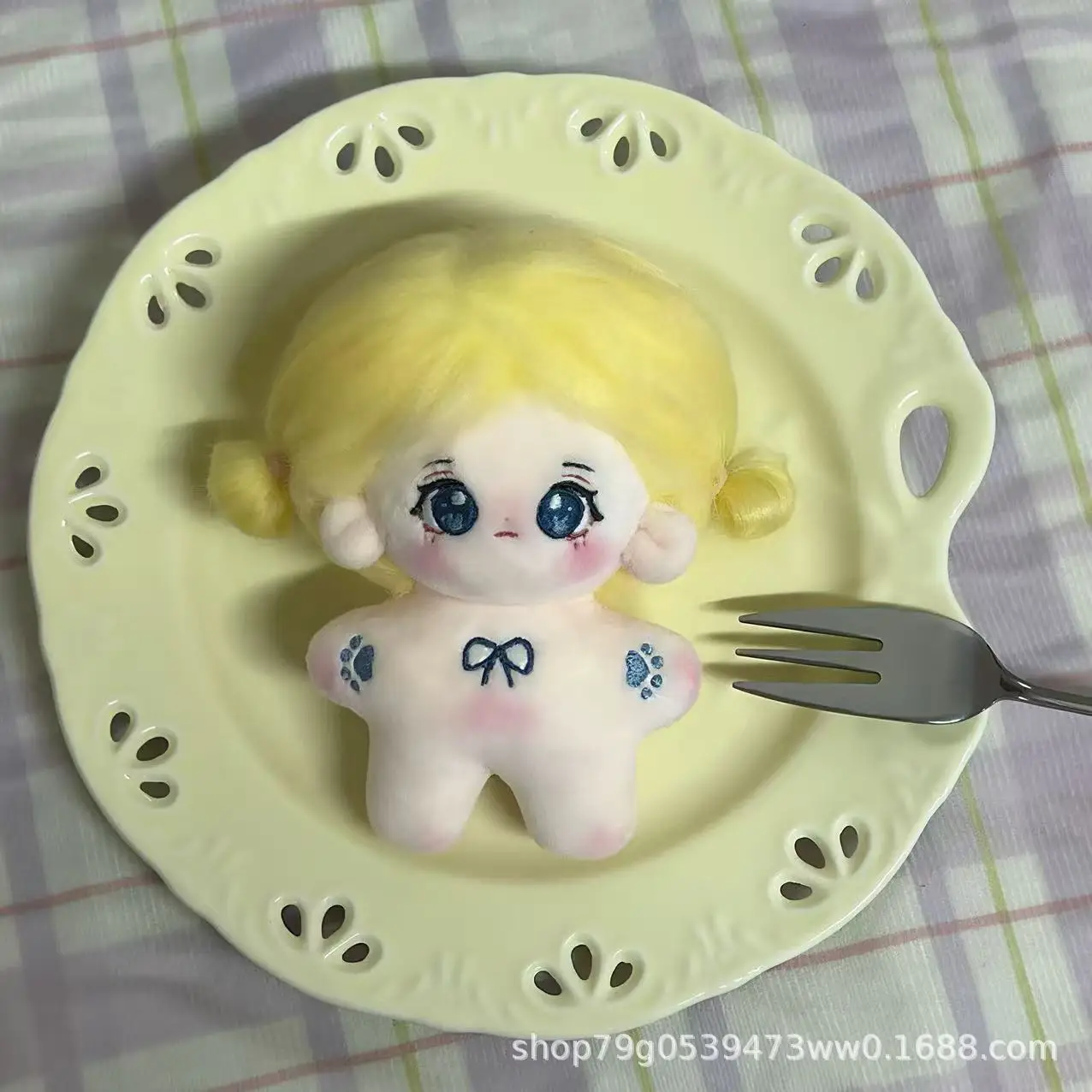 

10cm Kawaii Mini Starfish IDol Doll Anime Plush Star Dolls Stuffed Customization Figure Toys Cotton Baby Plushies Toys Fans Gift