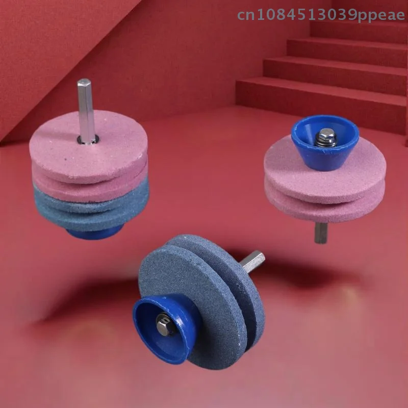 드릴 샤프너 정원 도구 칼 연마기 드릴 범용 샤프닝 드릴 커터 잔디 깎기 칼 샤프너