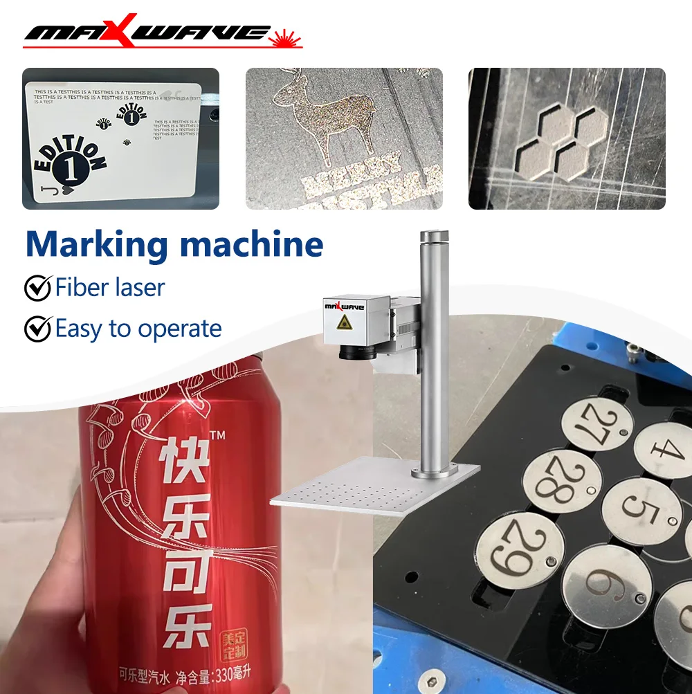 

20W Mini Desktop Fiber Laser Engraver High Precision Marker for Metal Jewelry, Electronics, Tools Mini Fiber Laser Engraving