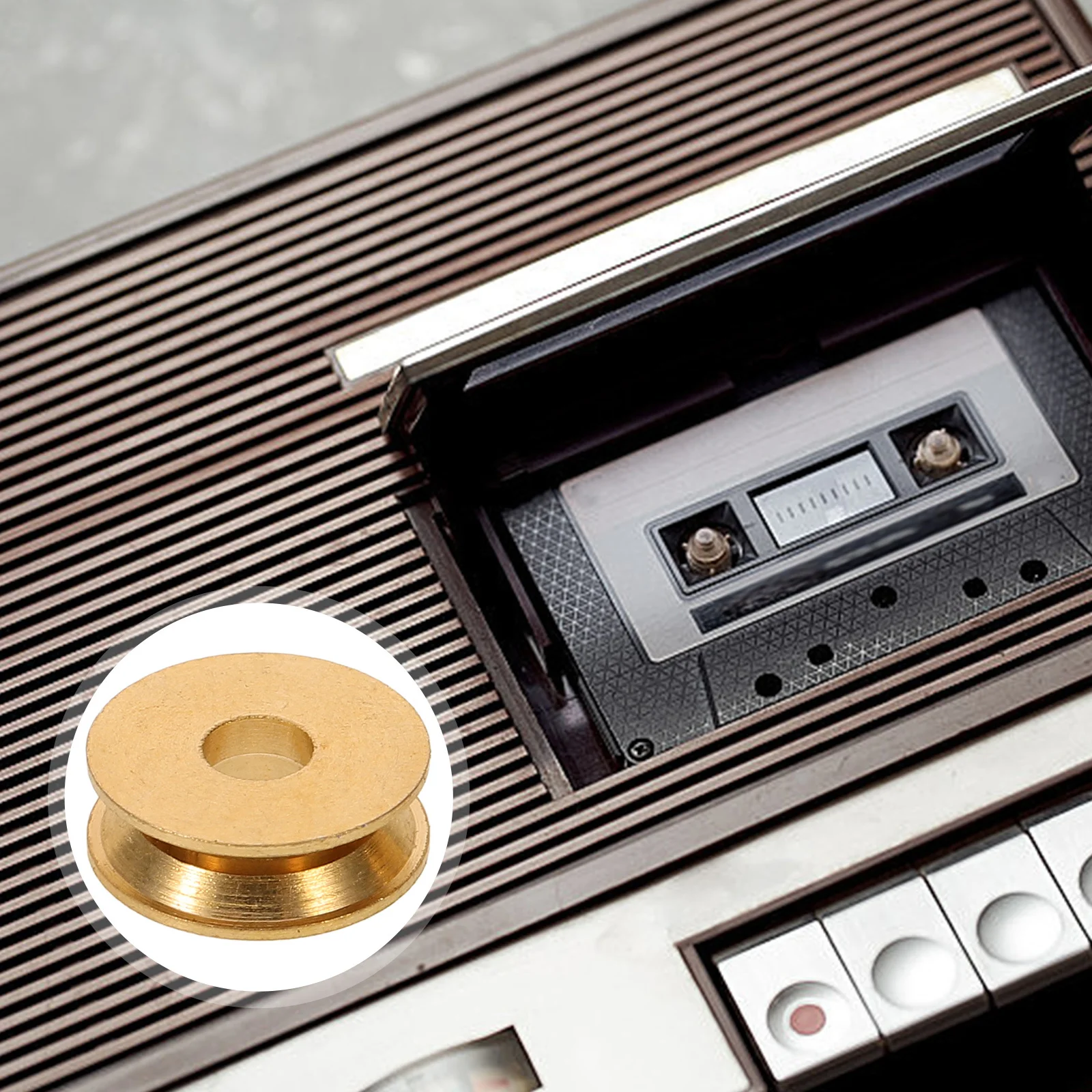 

10Pcs Replacement Drive Pulley Wheel for Recording Machine Audio Player Belt Transport System V-Groove Motor Pulley Mechanism