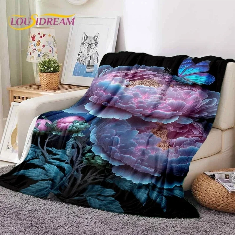 

Dream Sun Flowers Nordic Daisy Soft Blankets,Keep Warm Throw Blanket Comfortable Blanket for Picnic Beds Sofa Home Bedroom gift