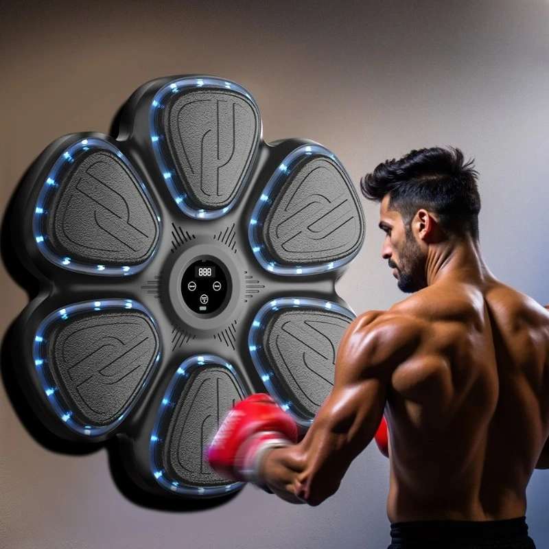 

Smart Music Boxing Wall Target Home Adult and Children Boxing Trainer Boxing Mat Fitness Equipment