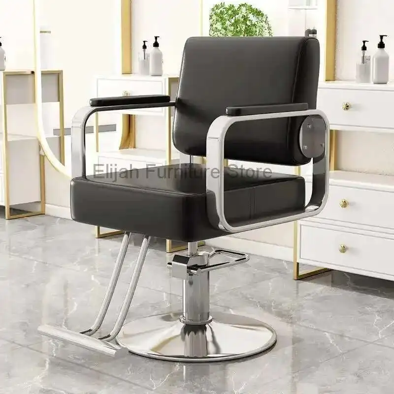 

Hairdresser Swivel Barber Chairs Modern Luxury Professional Hairdresser Barber Chairs Comfort Commercial Furniture Sillas FYBC