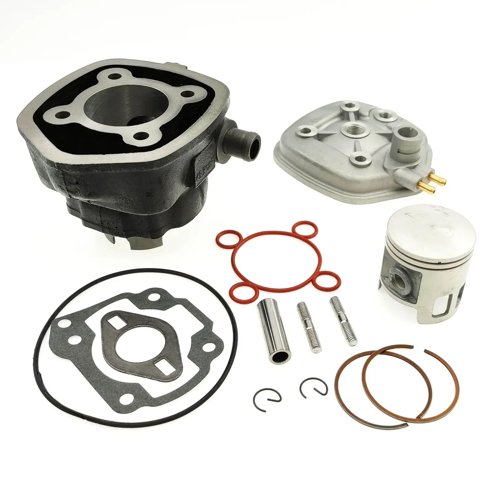 70cc 47mm Big Bore Cylinder Kit & Head For Yamaha SR50 MBK Aerox Naked II Jog RR 2T LC Scooter Engine Parts