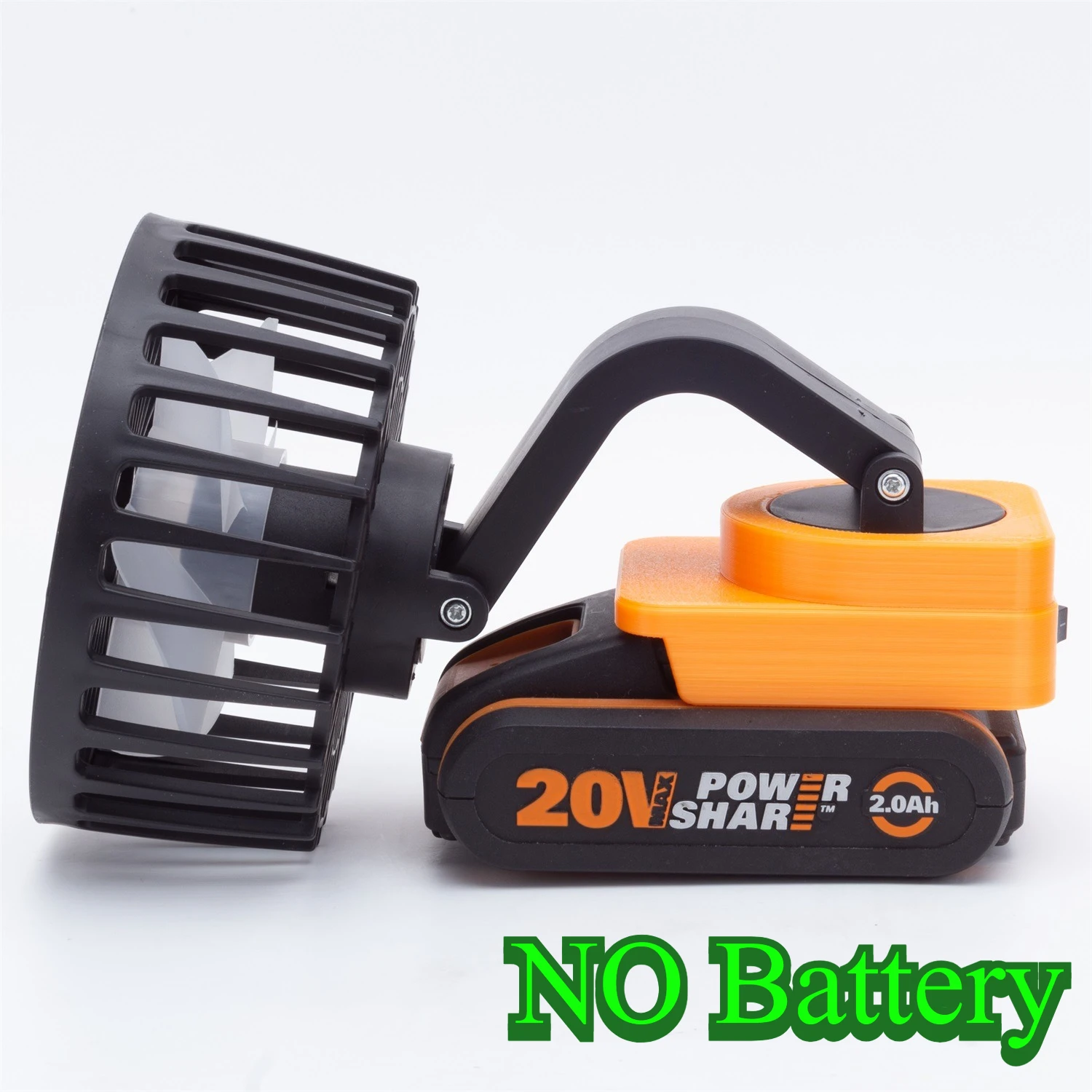ل Worx 20 فولت 4PIN/6PIN بطارية ليثيوم أيون مروحة صغيرة أداة عارية لاسلكية لصالة الألعاب الرياضية تجريب السيارة المقعد الخلفي في الهواء الطلق التخييم مروحة لاسلكية