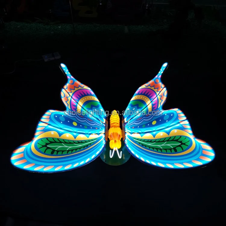 3D Design Animated LED Butterfly Artificial Motif Lights