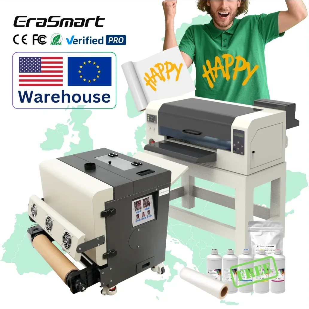 MAYATANGEraSmart 13 Inch A3 Digital I1600 Tshirt T Shirt Clothes DTF Printer T-shirt Printing Machine For T-shirt Small Business