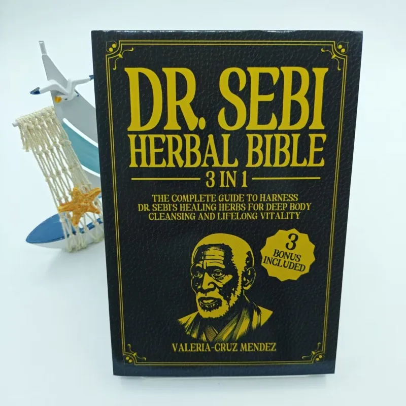 

Взрывы DRSEBIHERBABLE 3 BONUS INCLUDED Dr. SEBI Травная Библия 3 в 1, английские книги, книга