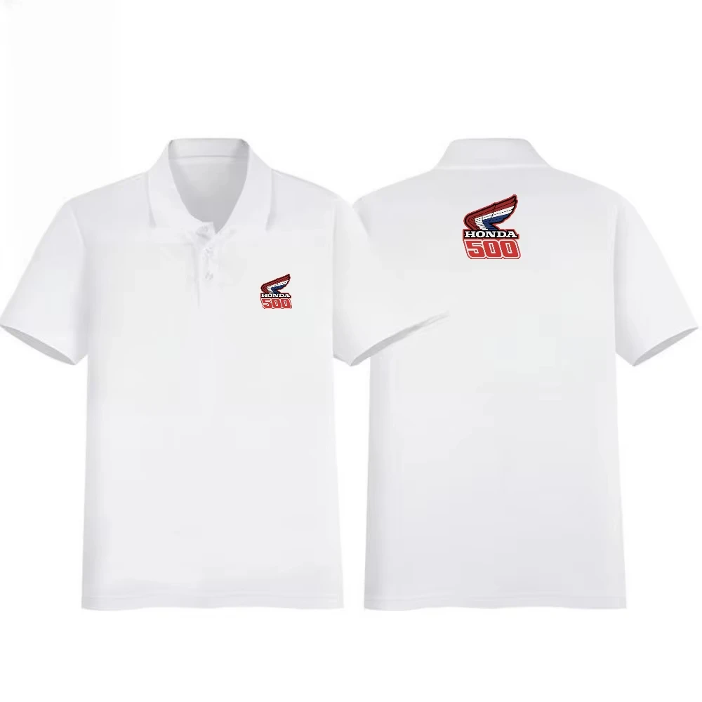 

Новый гоночный костюм Honda 2025 с принтом, летняя деловая мужская рубашка ПОЛО, дышащая свободная футболка с короткими рукавами