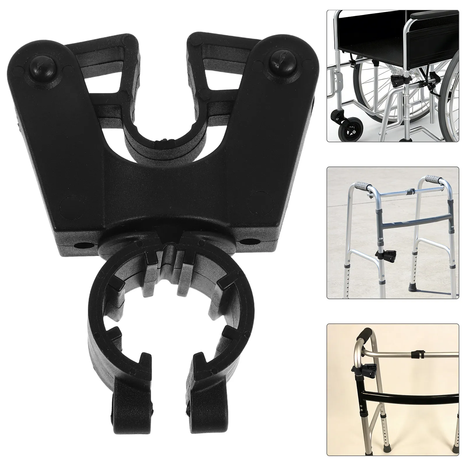 Portable Wheelchair Cup Holder with 2.2cm Clamp for Manual/Electric Wheelchairs, Walkers & Seniors