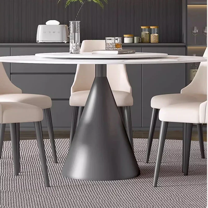 

Итальянская простота, круглый обеденный стол, дизайн гостиной, скандинавский стол, современный дом, Sillas Para Comedor, мебель для балкона