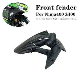 Front Fender Mudguard For KAWASAKI Ninja 400 Z400 2017 2018 2019 2020 2021 Ninja400 Accessories Splash Mud Guard Carbon Fiber