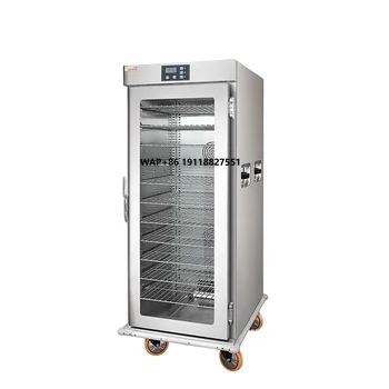 

Commercial Thermal Dining Car with Glass Door Commercial Proofer Fermentation Cabinet Food Holding Cabinet 201/304