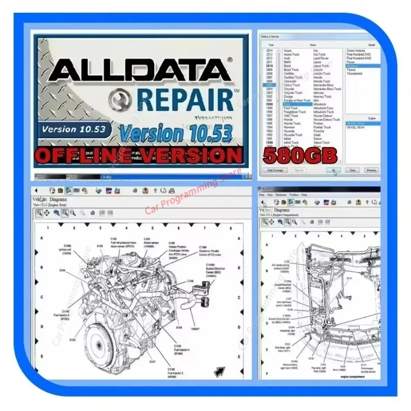 2026 hot! Alldata Repair auto repair software 10.53 All data car software with tech support for cars and trucks offline version