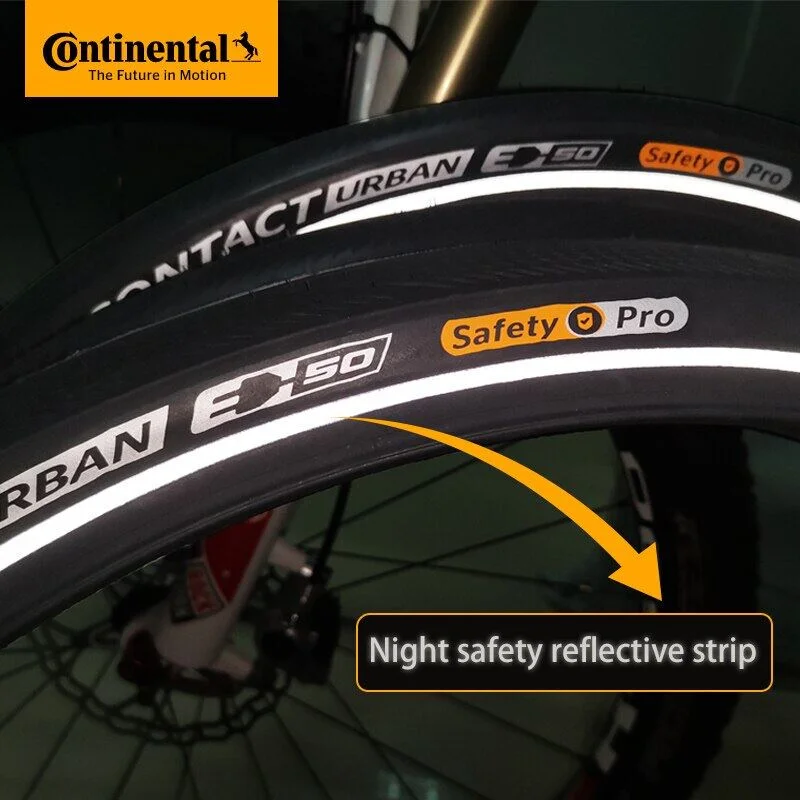 Continental Contact Urban MTB Bike Tire 26/27.5/29 Inch 2.0/2.2 Bicycle Steel Wire Tires 180TPI with Reflective Strips