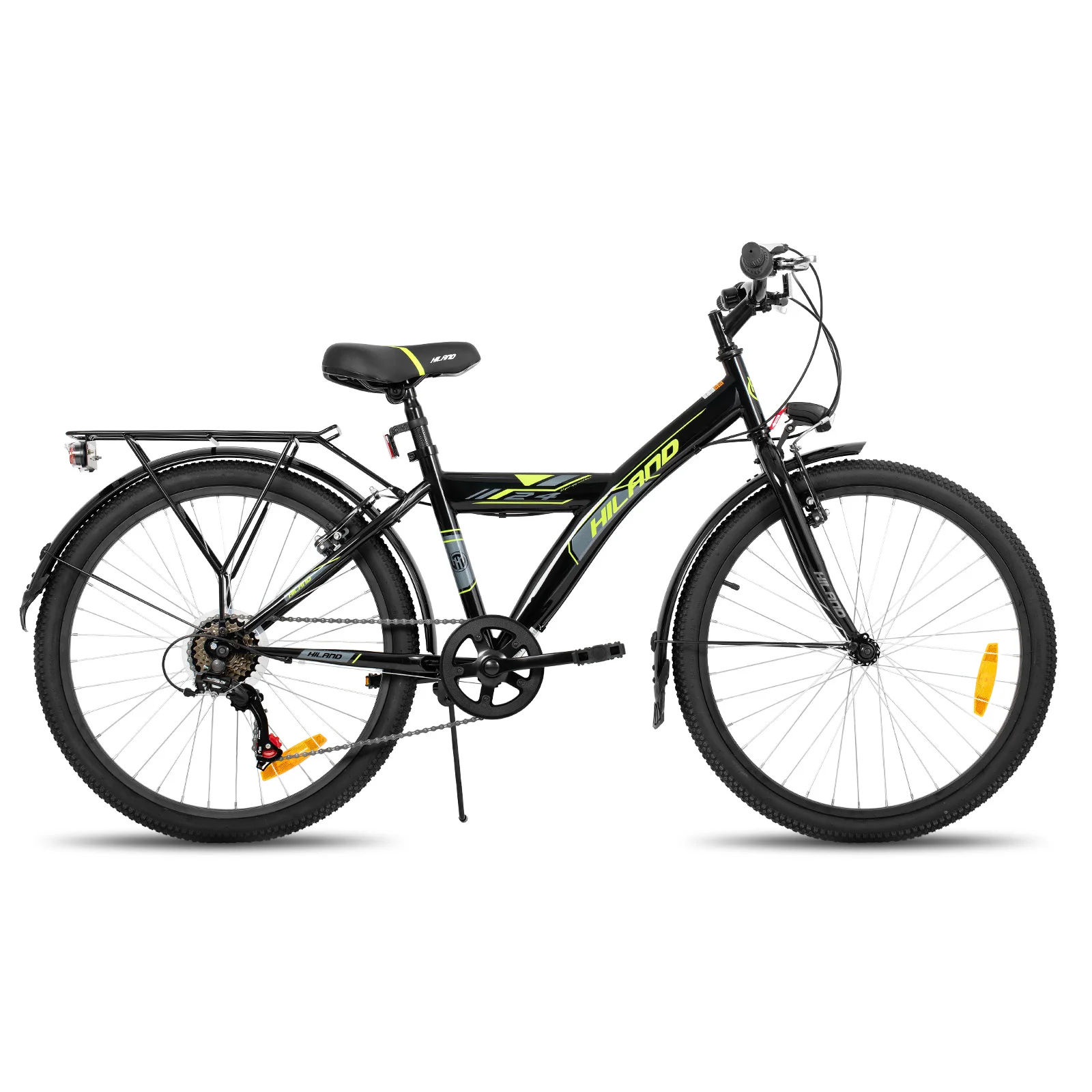 Hiland 20/24 inch kindermountainbike voor kinderen jongens meisjes vanaf 6-10 jaar met Shimano 6-speed versnellingen, kinderrollator