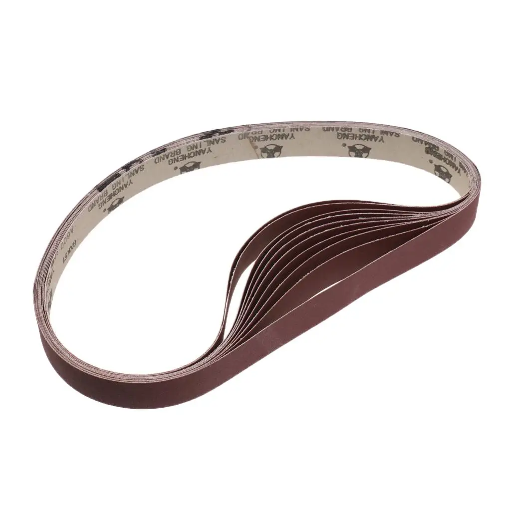 10 " *30" サンディングベルト、酸化アルミニウム研磨ファイン/コースグリット