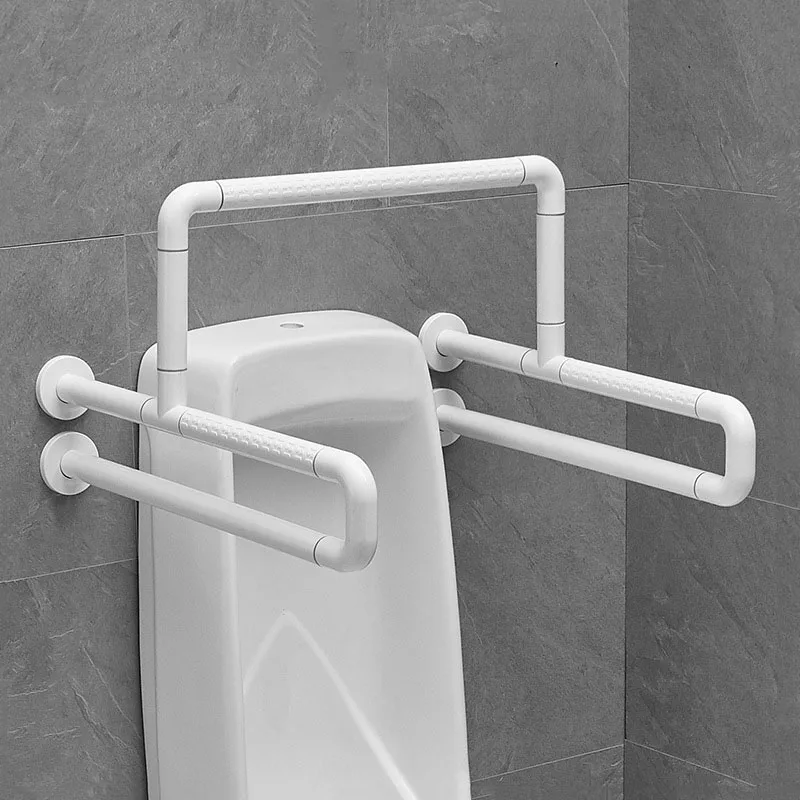 Foshan Faoctory Plastic Nylon Elderly Bathroom Grab Bar Safety Toilet Urinal Armrest For Disabled