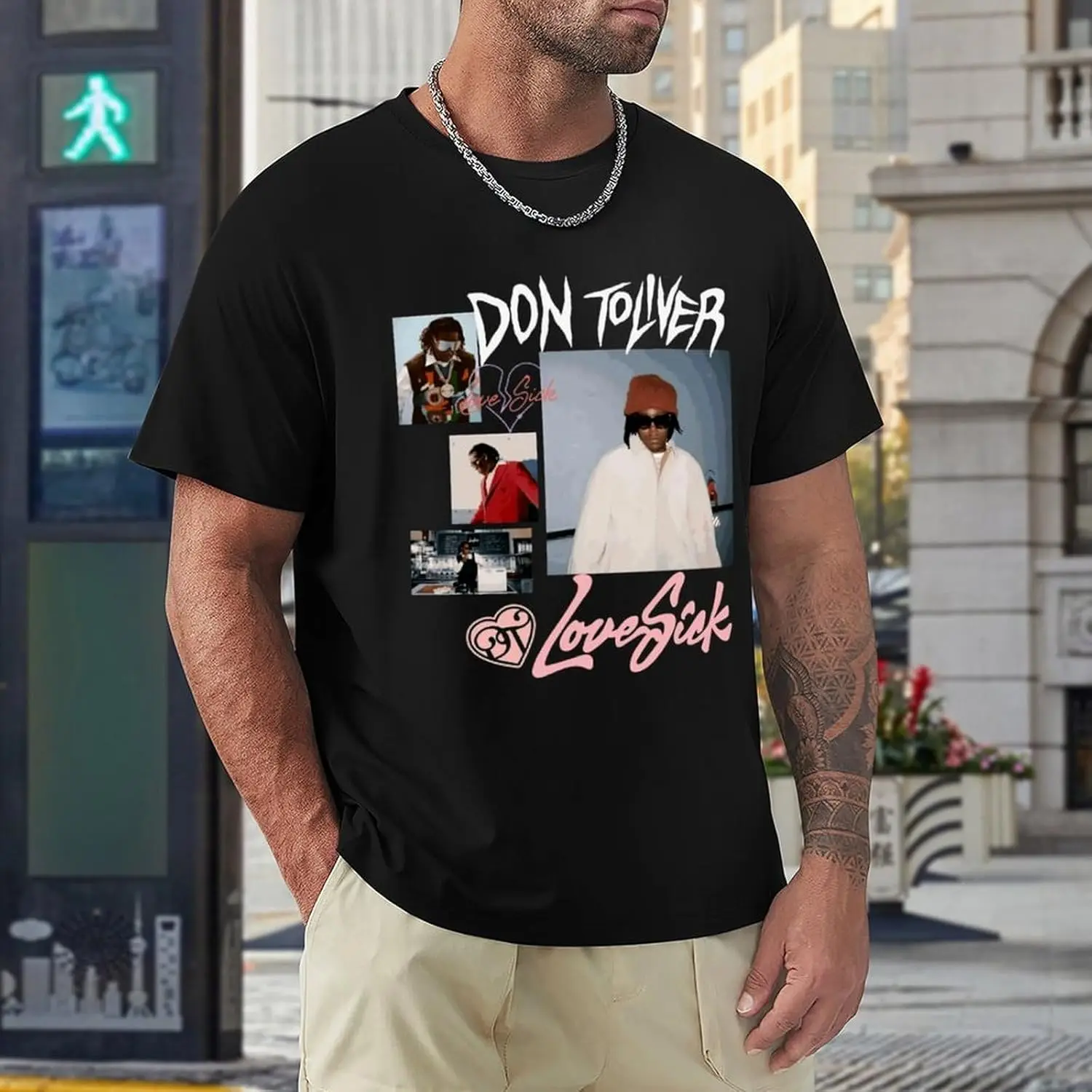 Don Rapper Toliver Music Mens T Shirt Summer Crew Neck Graphic Short Sleeve Tshirt for Mens Womens