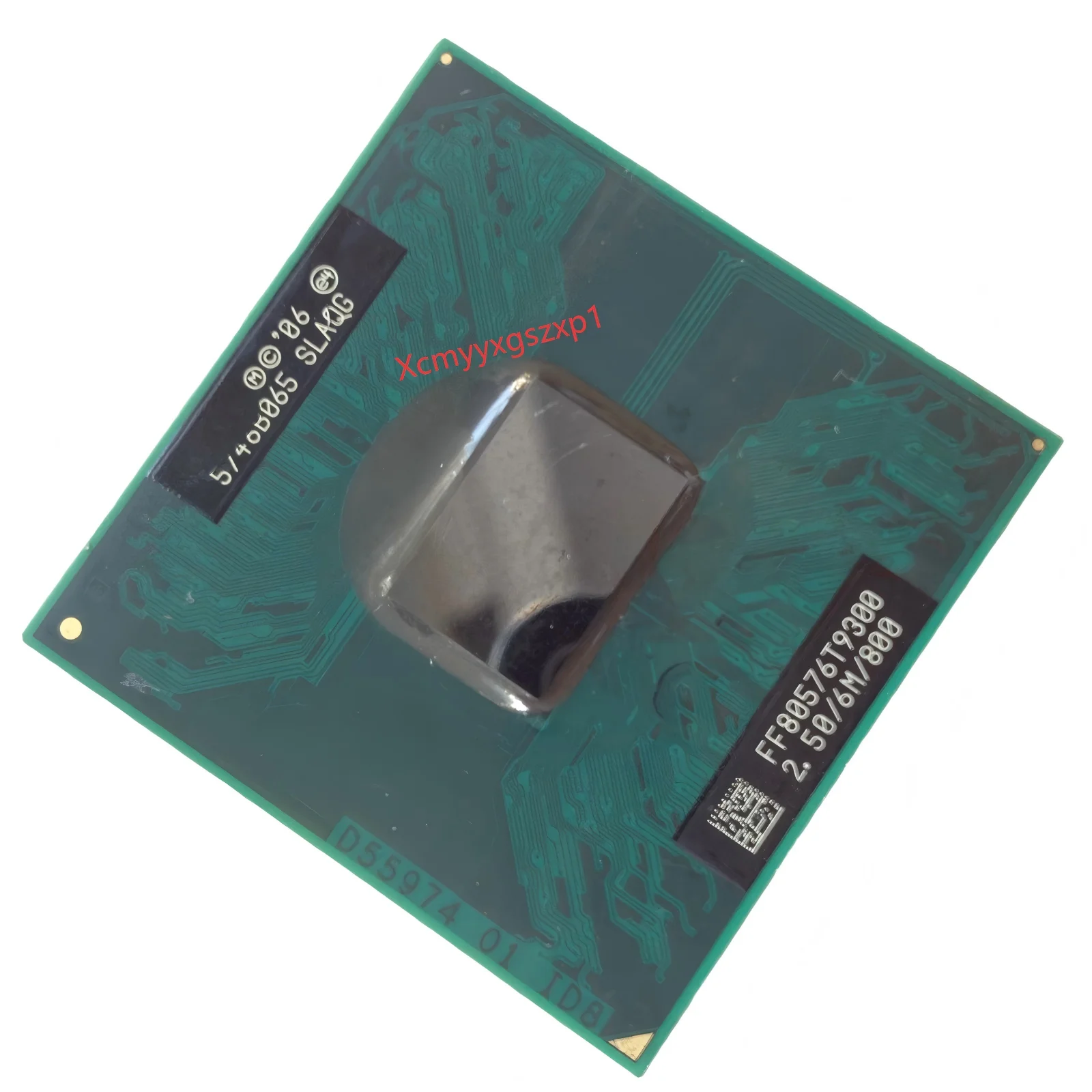 1PCS Used  Intel Core 2 Duo Mobile T9300 SLAQG SLAYY 2.5 GHZ 6MB 800MHZ CPU Processor