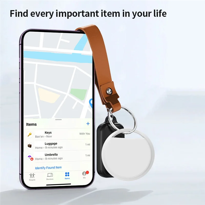 ABMF-Mini GPS Tracker System 5Pcs Set For Iphone Find My App Smart Bluetooth Locator Child Finder Anti-Loss Pet Collar Device