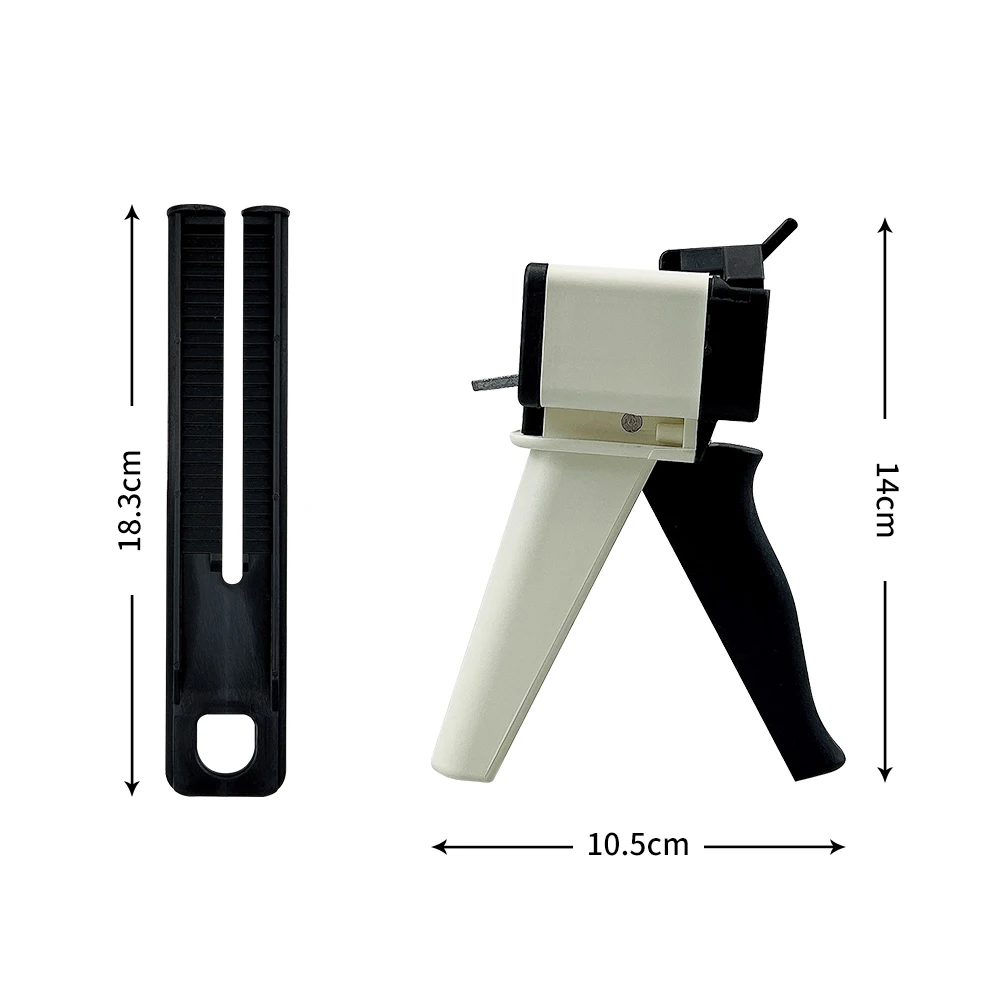 Universal Dental Impression Gun Mixed Dispensing 1:1/2:1 Silicone Rubber Conveyor Mixing Dispenser Cartridge Gun 10:1 Dentist