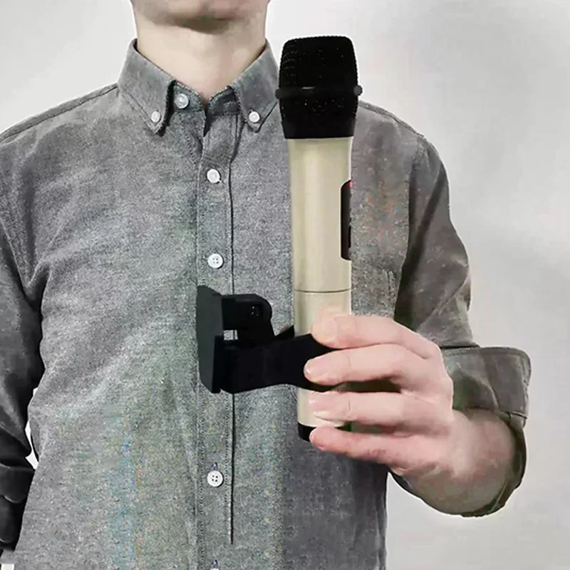  حامل ميكروفون مثبت على الرقبة للسحرة، حامل صغير غير مرئي لأداة الوهم الاحترافية السحرية في الشارع #1