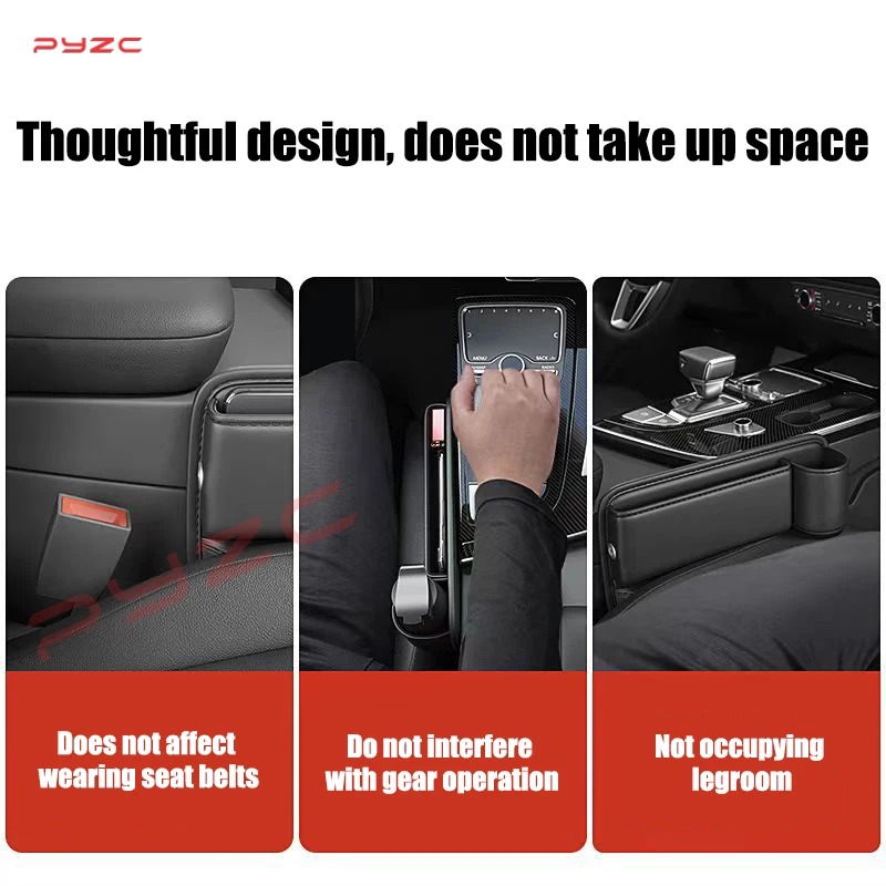 Multifunction Car Seat Gap Organizer Storage Box Pocket Cup Phone Holder For Toyota harrier XU30 XU60 XU80 30 60 80 Venza