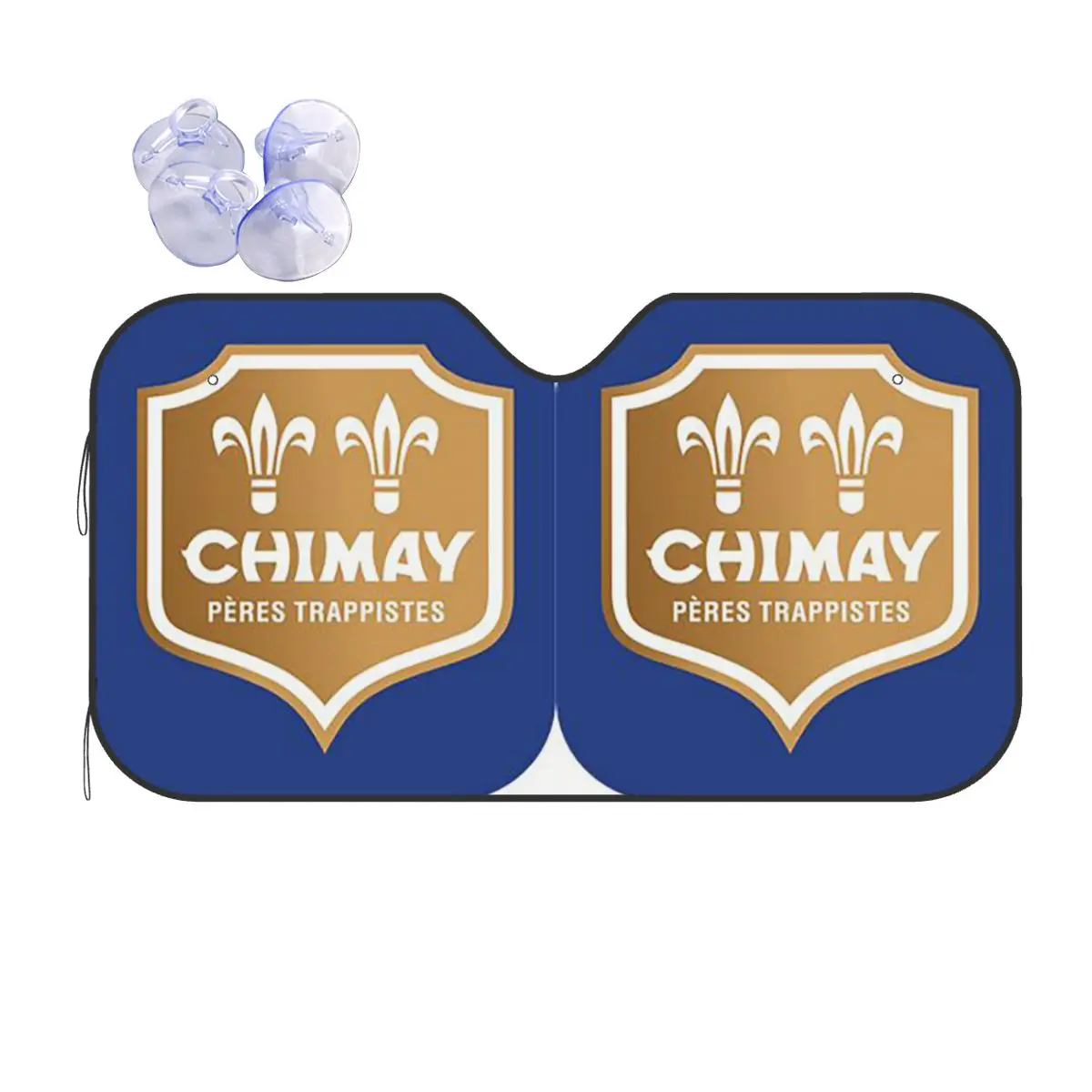 Chimay Logo Sunshade Windscreen Car Front Windshield Window Sun Visor Accessories Covers - view 2