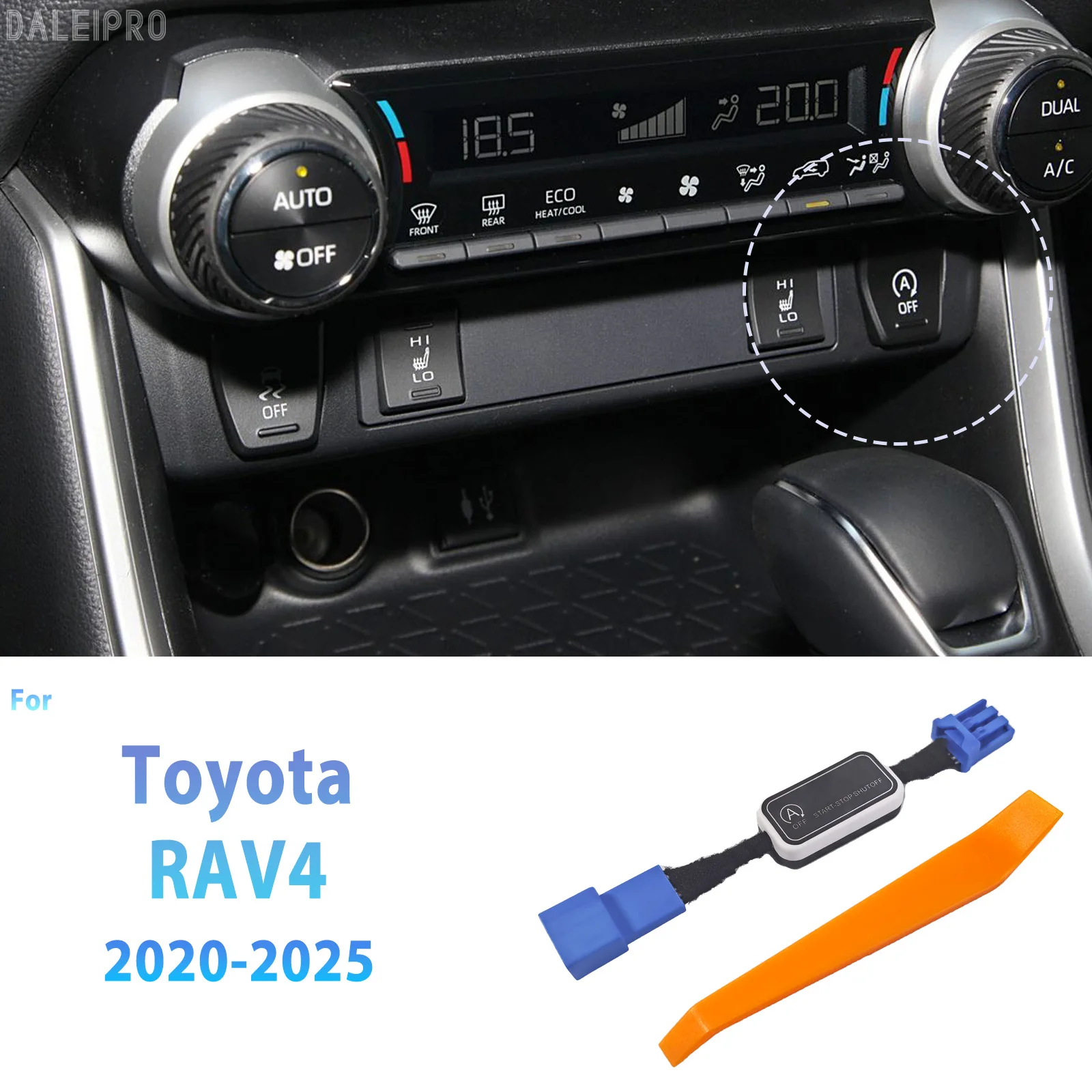 

For Toyota RAV4 RAV 4 2020-2023 2024 2025 Automatic Stop Start Engine System Memory Module Cancel Car Auto Start Stop Switch