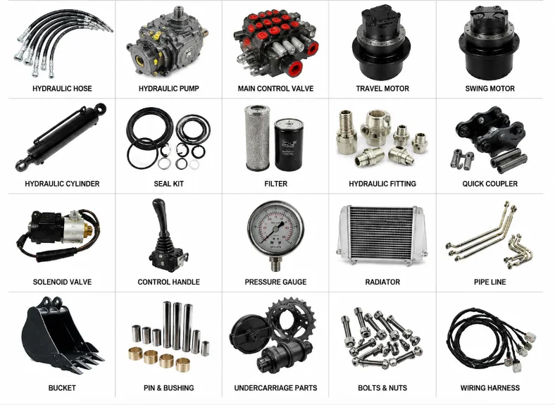 Excavator accessories and accessories
