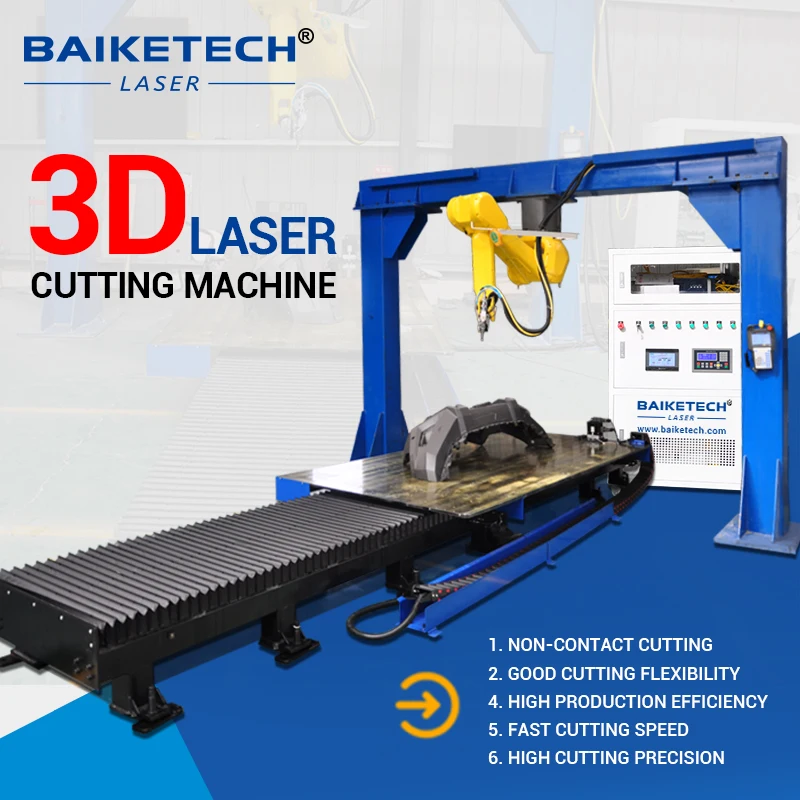 

TH-RC1000A 1000W 6 Aixs Fanuc Robotic Arm Fiber Laser Cutting Machine 3D Automatic Laser Cutter for Metal Stainless Steel