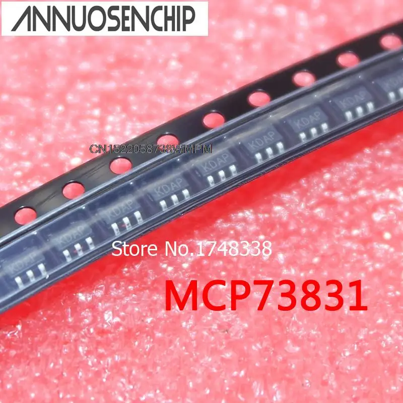 100PCS MCP73831T-2ACI/OT MCP73831T-2ACI SOT MCP73831T  SOT23-5  MCP73831