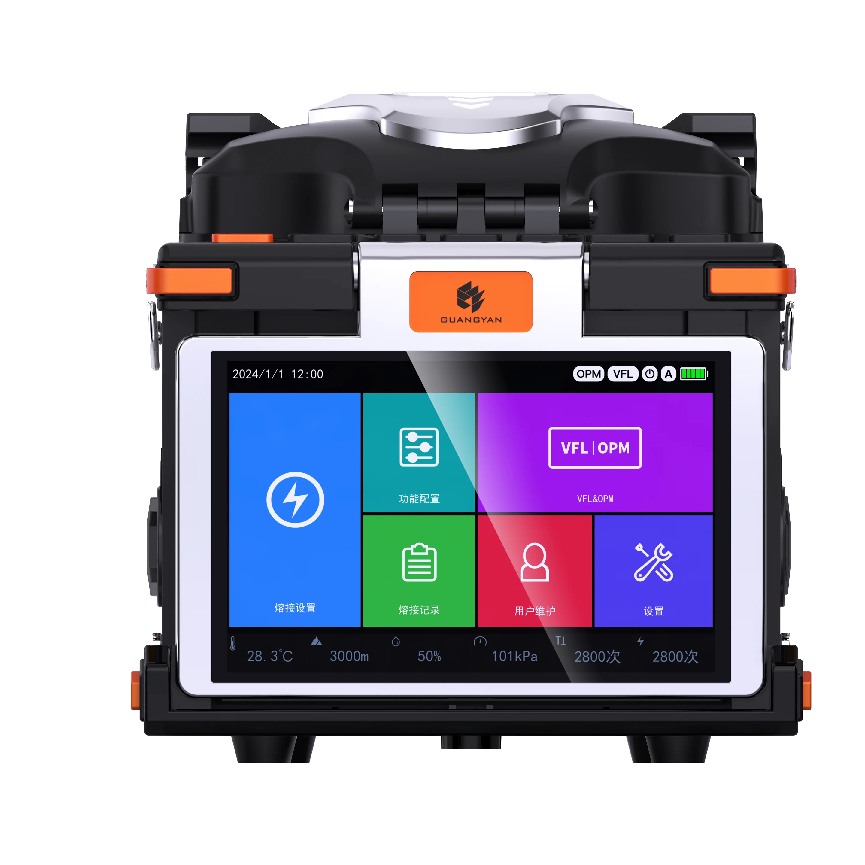 M5 Fiber Welding Machine Factory Wholesale Fiber Cleaver Power Meter OPM VFL FTTH Optical Fiber Fusion Splicer
