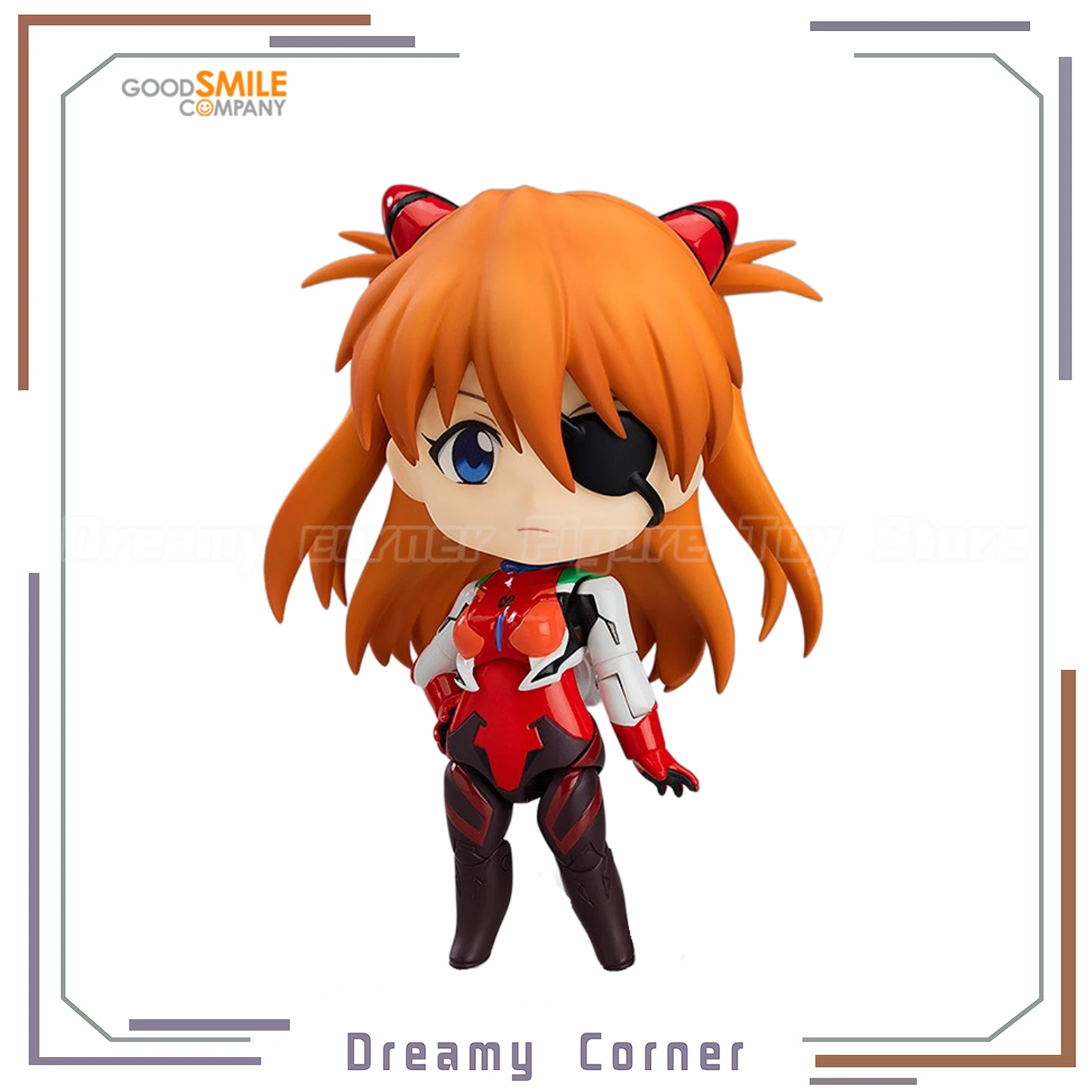 

【In Stock】GSC #1431 S-EVA Soryu Asuka Langrey Battle Suit Q-version Figure Model Gifts