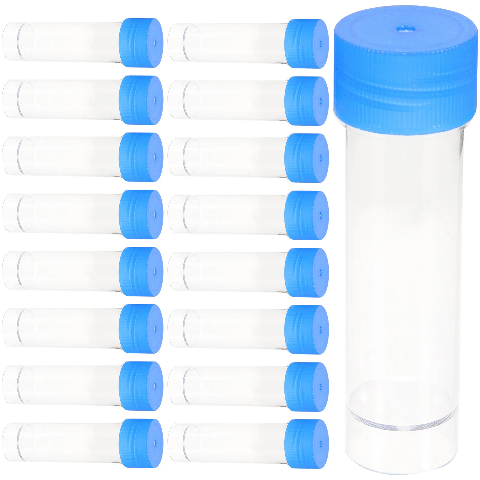 

20 Pcs Pee Collection Cup Urine Container Sample Cups with Lids Specimen for Testing