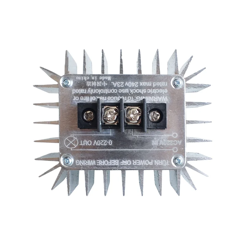 Regulador de tensão eletrônico de alta potência 5000W 220V com shell, regulador de tensão tiristor, regulador de temperatura, dimmer