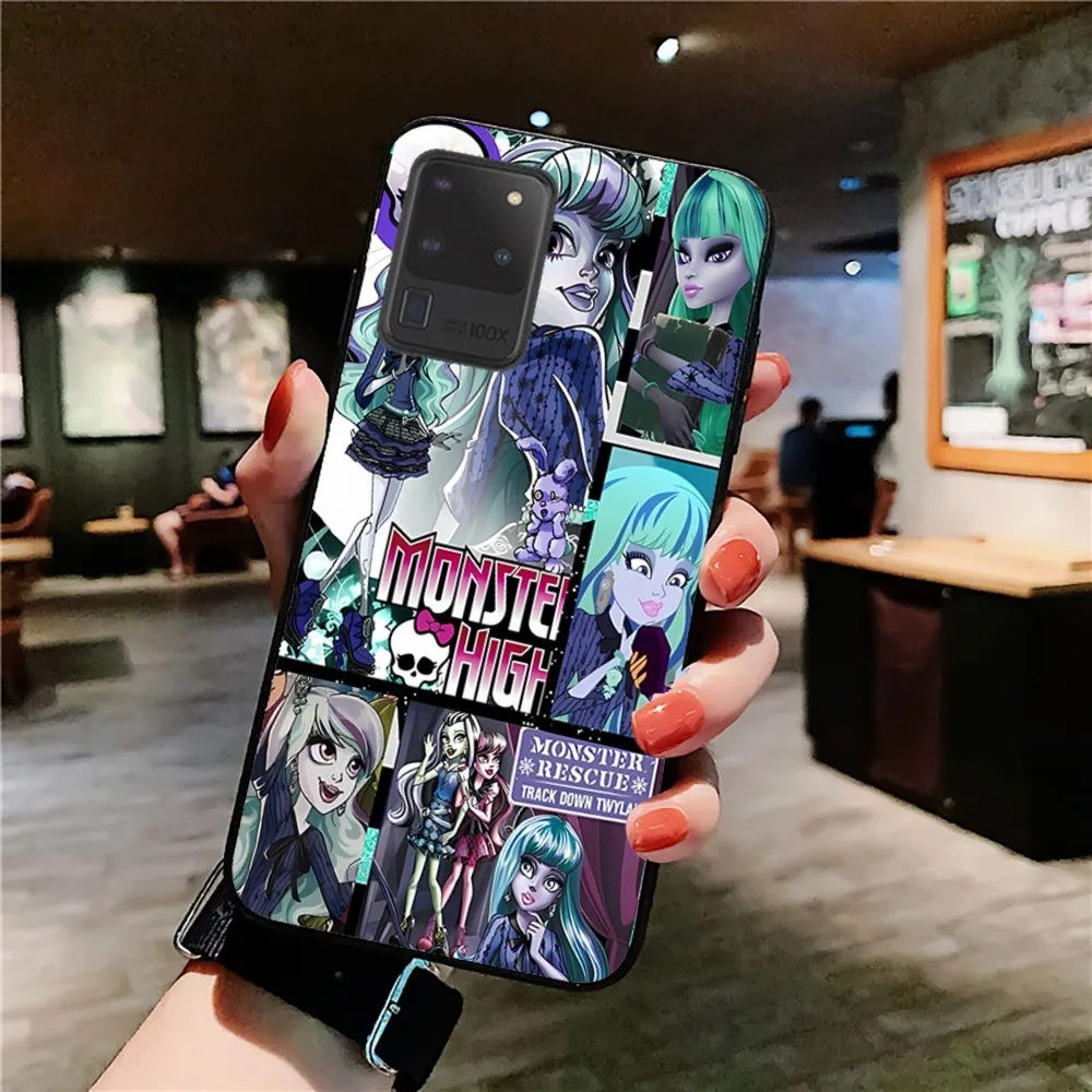 M-Monster Cartoon High Phone Case For Samsung S 9 10 20 21 22 23 30 23plus Lite Ultra FE S10lite Fundas