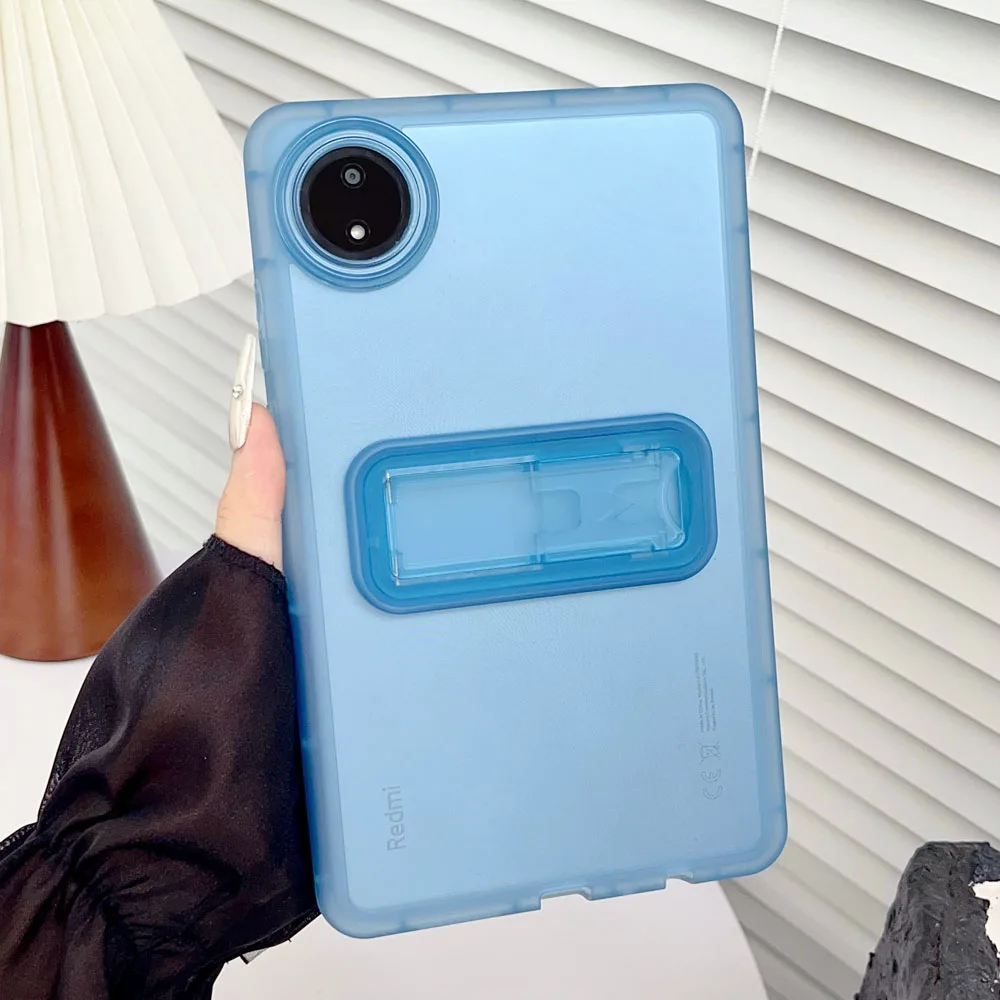 

Прозрачный чехол-подставка для Redmi Pad SE 8,7 дюйма, задняя крышка из ТПУ, противоударный защитный чехол для Xiaomi Redmi Pad SE 8,7, чехол для планшета