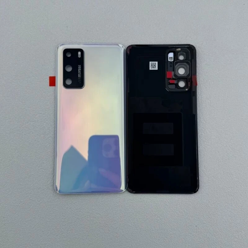 For Huawei P40 pro ELS-NX9 Battery Cover Rear Door Housing Case For P40 ANA-AN00 With Camera Lens Frame