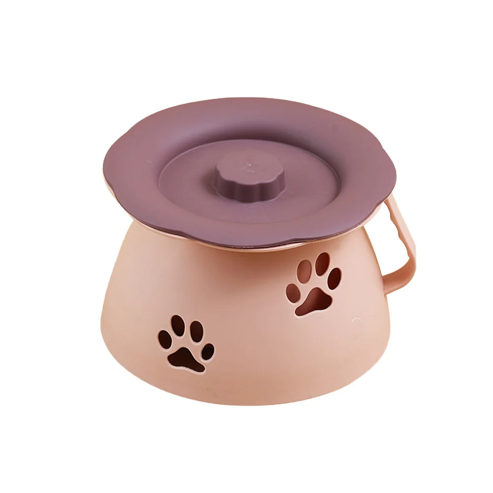 مقعد تدريب المرحاض باللون الأزرق السماوي السميك المحمول للأطفال الصغار مع غطاء مقبض مقاوم للرائحة ومتين مجوف #6