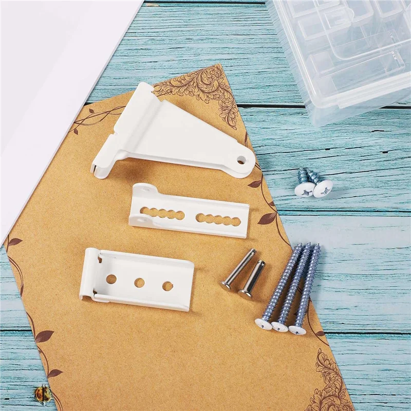 

J1UL1N Door Closer Bracket,Repair Jamb Bracket Compatible For Andersen,Durable Screen Door Closer Accessories Kits White
