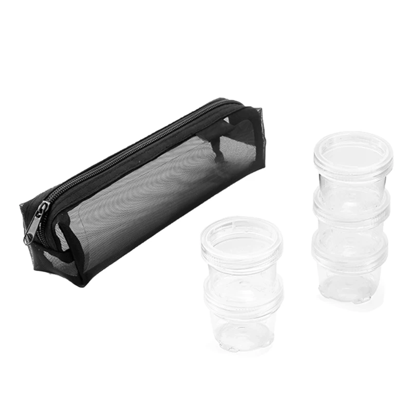 Small Condiment Bottle Condiment Container Organizers Set Outdoor Seasoning Bottle Set Camping Picnics Fishing Barbecues