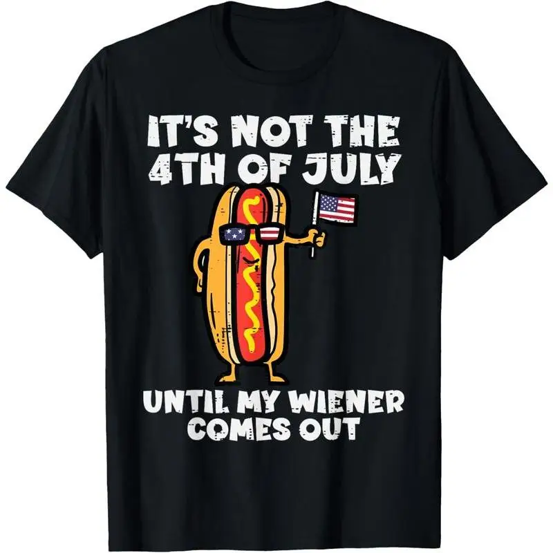 

4th July Wiener Hotdog American Flag Patriotic Women T-Shirt