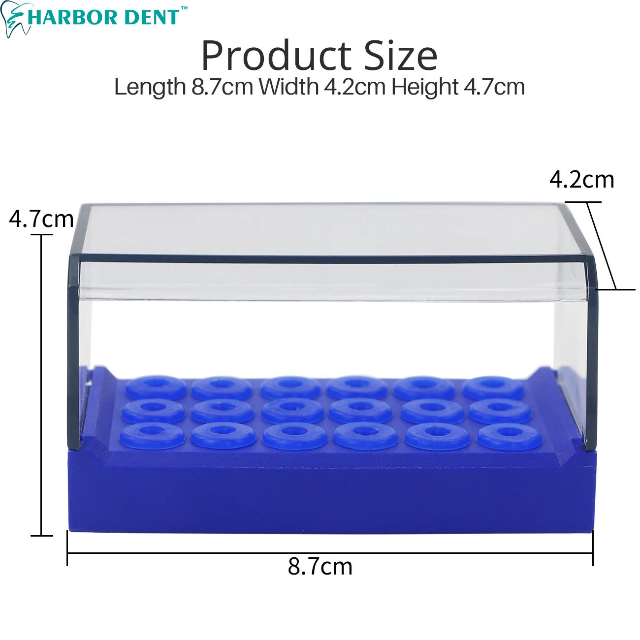 1 sztuk 18 otwory Dental Euipment sterylizować skaler ultradźwiękowy końcówki Box Implant uchwyt wiertła HP Burs polerka Case