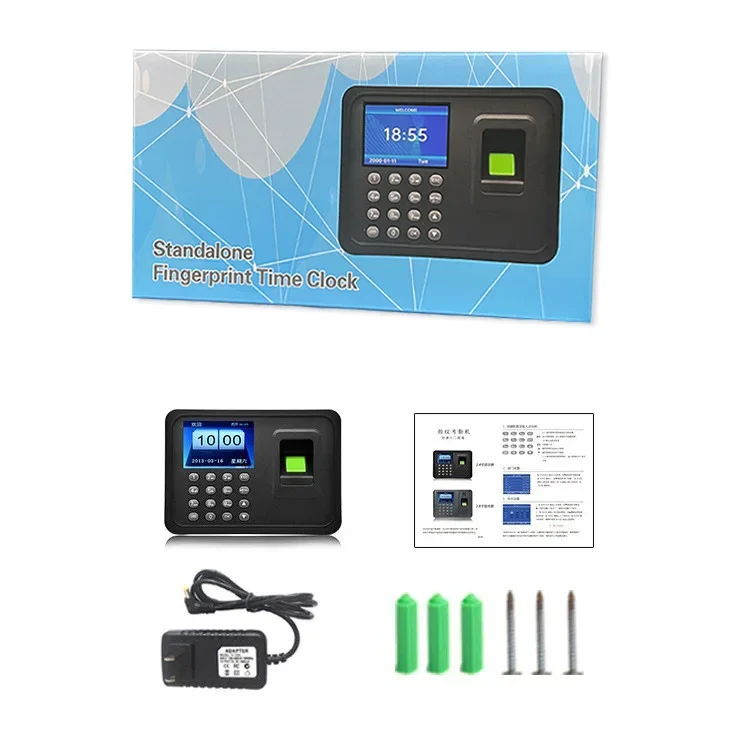 Imagem -06 - Usb Fingerprint Reader Relógio de Tempo para Empregado Biométrico Attchimes a6 Dispositivo Eletrônico Eletrônico Dispositivo Uso com Espanhol Russo en